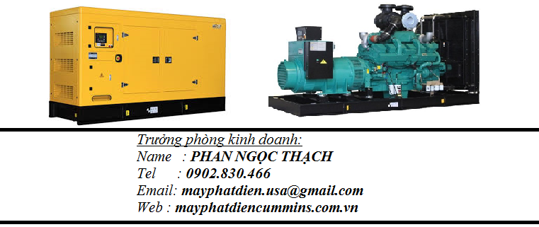 Máy phát điện Cummins Powered – 0961.038.638