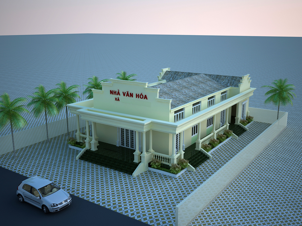 Xây lắp – Nhà văn hóa tổ dân phố Cầu phường Quảng Phong